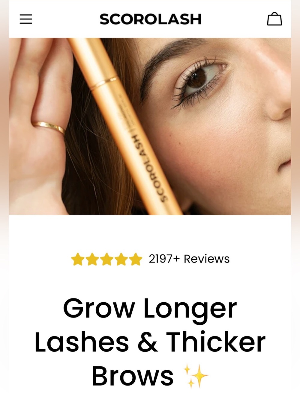 Lash & Brow Serum — Gold Growth Formula